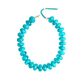 Bailey Chunky Beaded Necklace- Teal