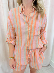ZS The Perfect Striped Button Up