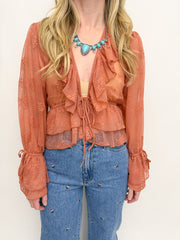Montana Ruffle Top