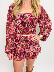 Mulberry Meadow Mini Skort