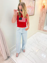 Flag Knit Sweater Tank