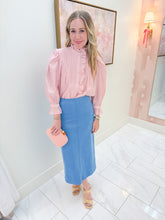 On The Horizon Suede Midi Skirt