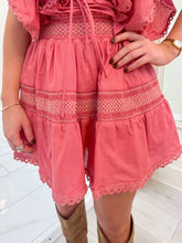 Hanoi Mini Skirt Rosewood