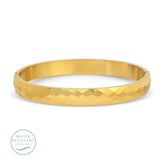 Textured Hinged Bangle