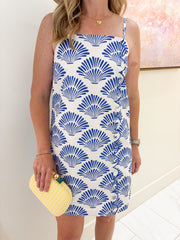 Shell Scallop Mini Dress
