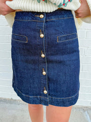 Studded Mini Skirt