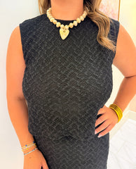 Trance Sleeveless Lace Top