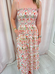 ZS Cornelia Ami Floral Midi Dress