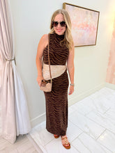 Shauna Maxi Dress Wild Tiger Knit