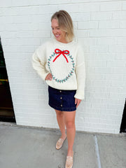 Studded Mini Skirt