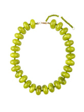 Bailey Chunky Beaded Necklace- Chartreuse