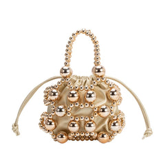 Bobby Gold Vegan Leather Bag