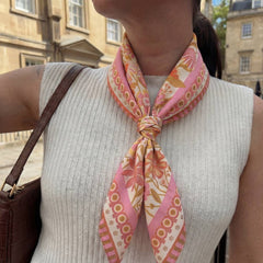 Assorted Flower Print Bandana Scarf