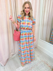 Lilly Plaid Midi Skirt