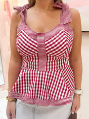 Tabby Tie Top