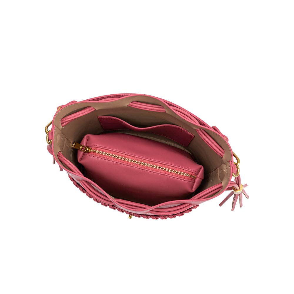 Janae Flamingo Vegan Leather Bag