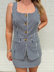 Emily Striped Romper