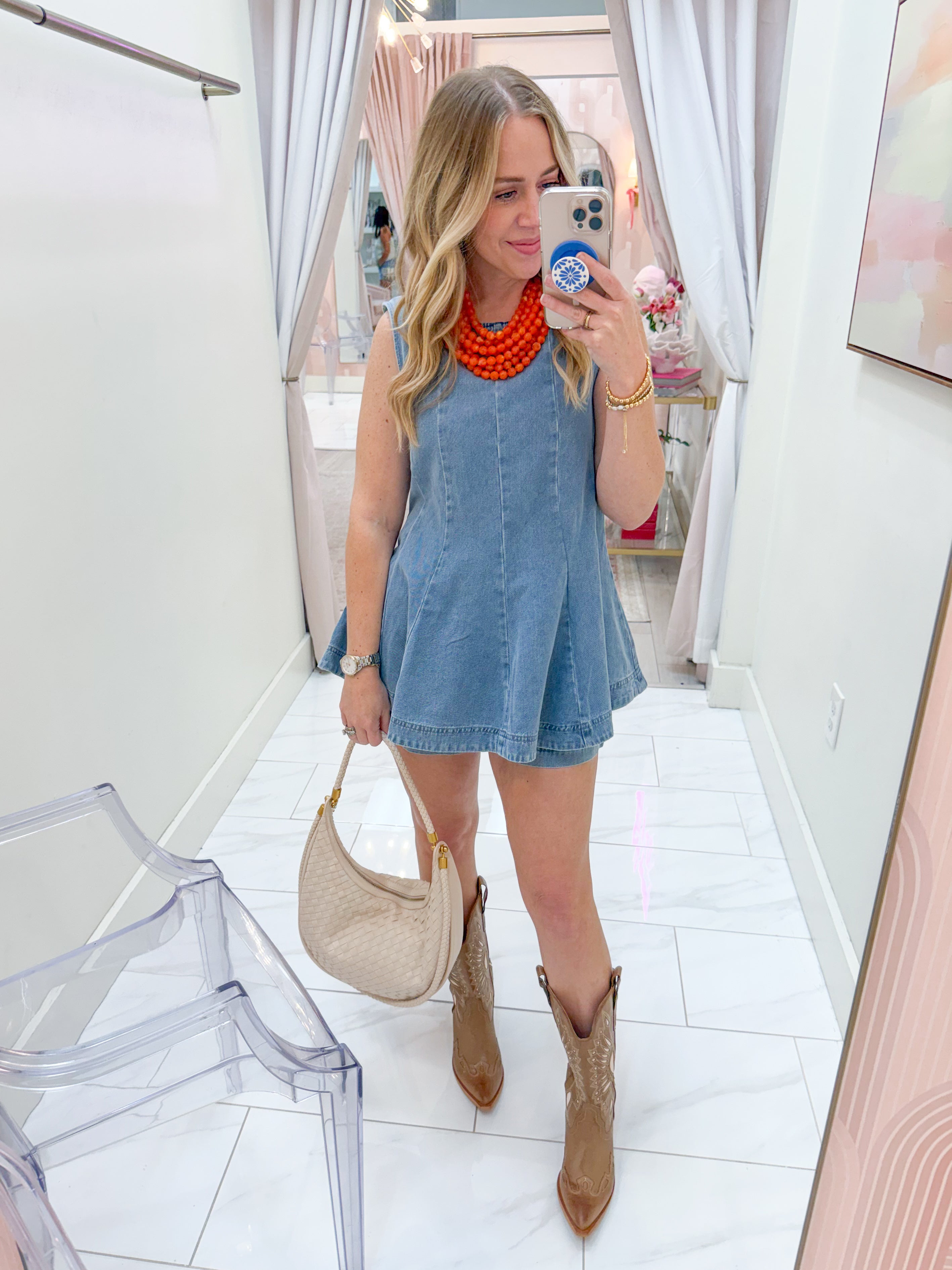 Blue Jean Baby Tank