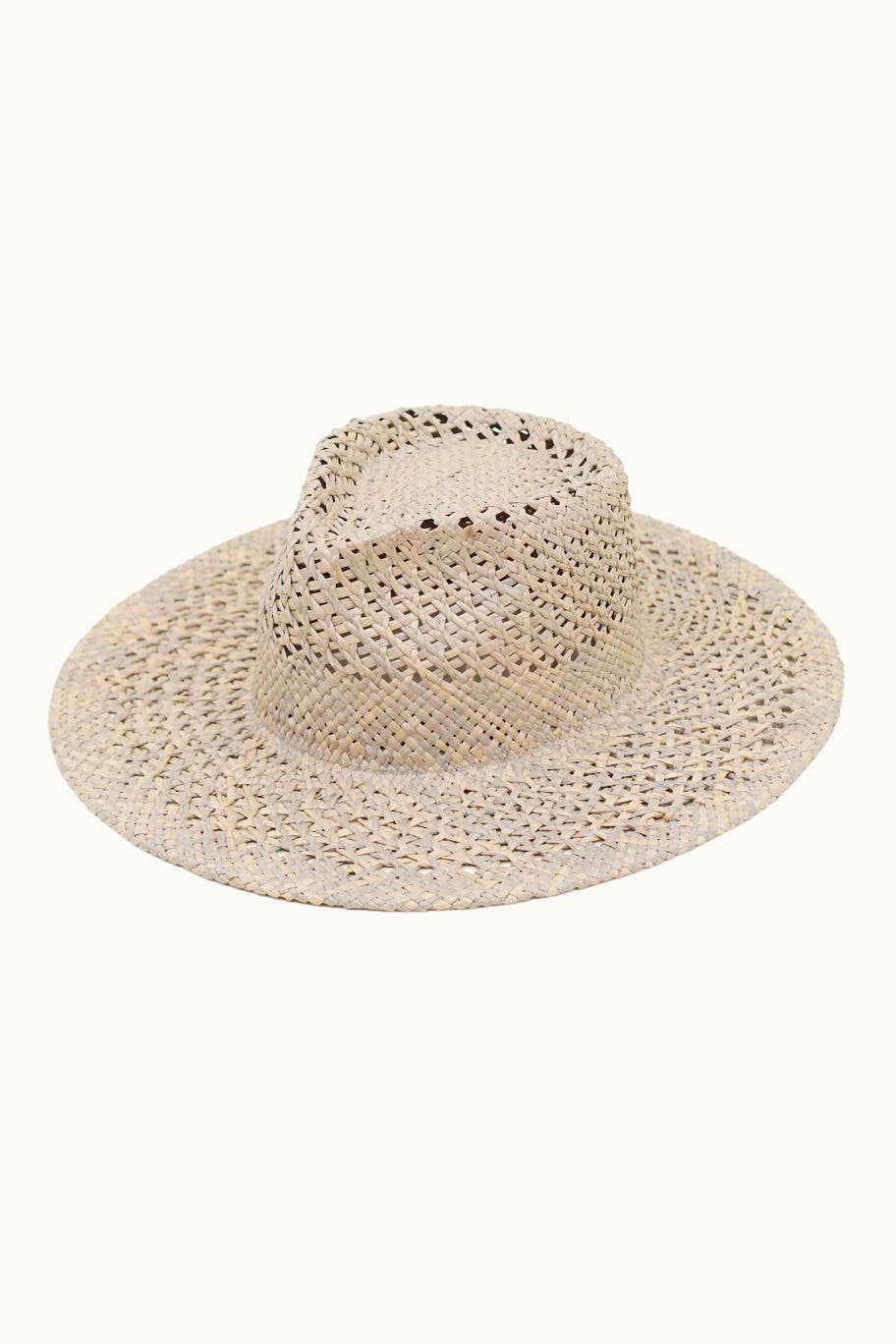 Open Weave Straw Rancher Hat