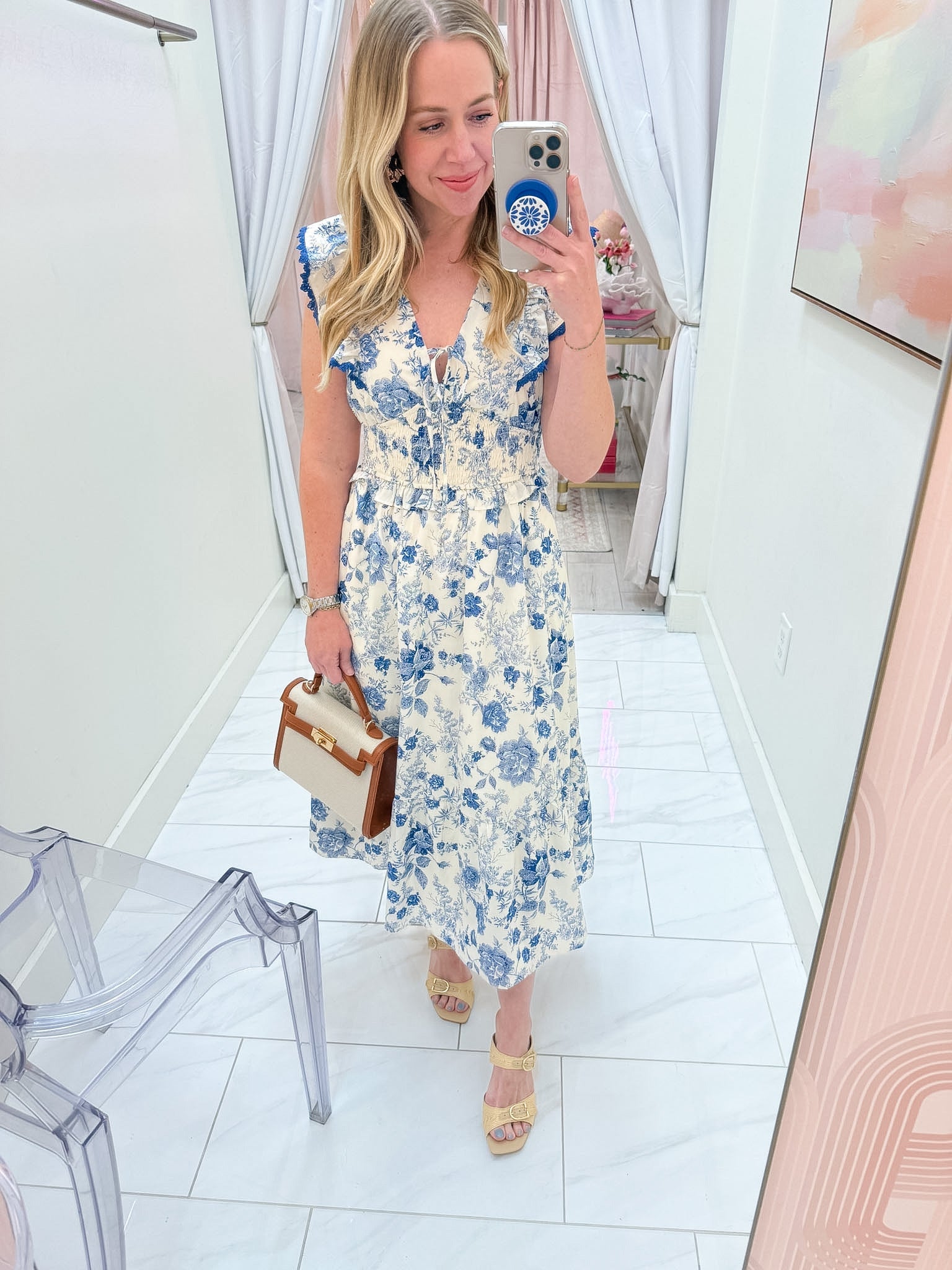 Amalfi Garden Midi Dress