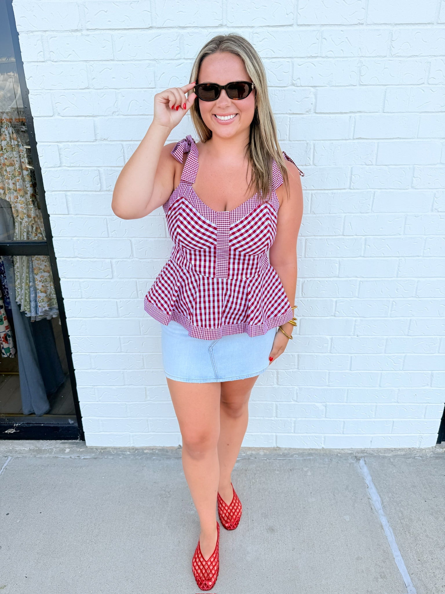 Tabby Tie Top