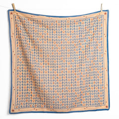Olivia Square Scarf Boot Print