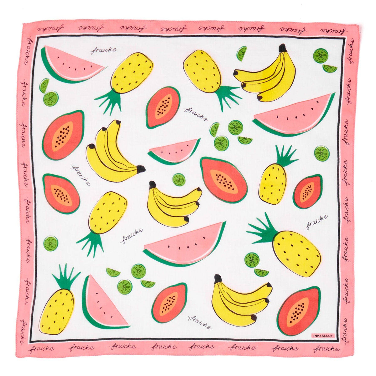 Carson Fruit Print Scarf