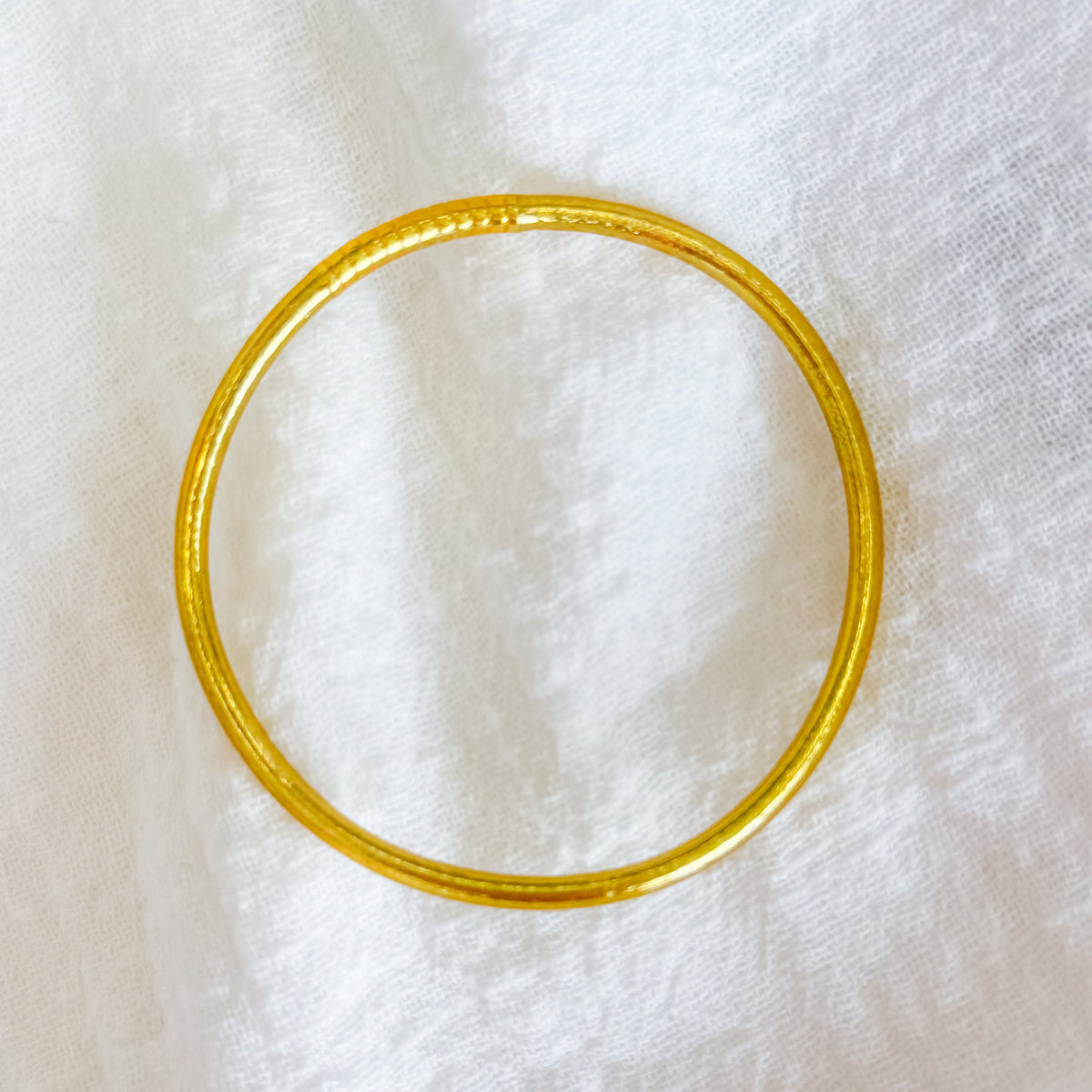 Thai Skinny Bangle - Gold