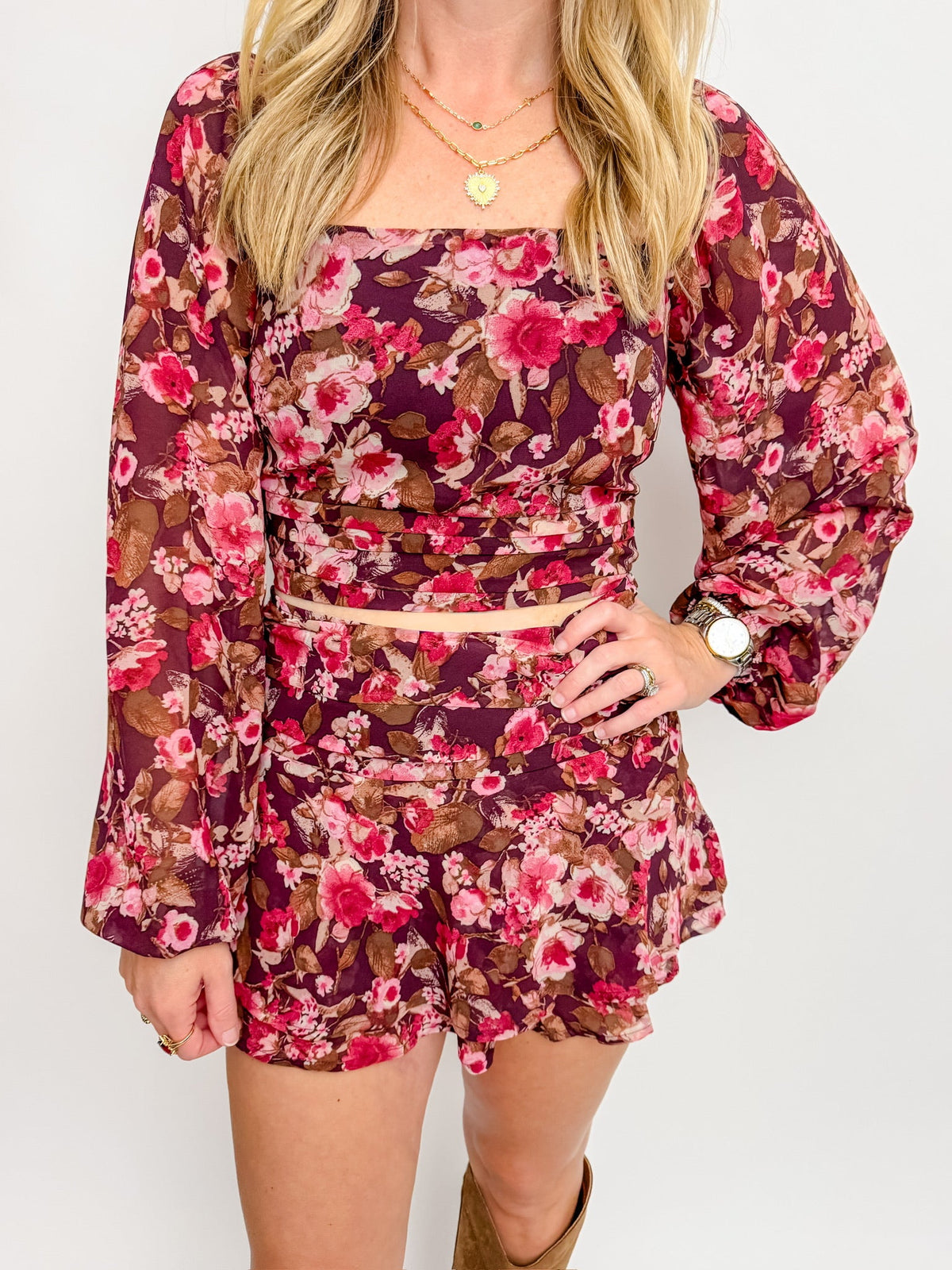 Mulberry Meadow LS Blouse