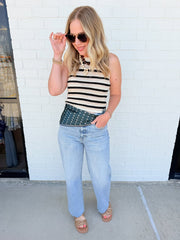 Tisha Striped Sweater Tank