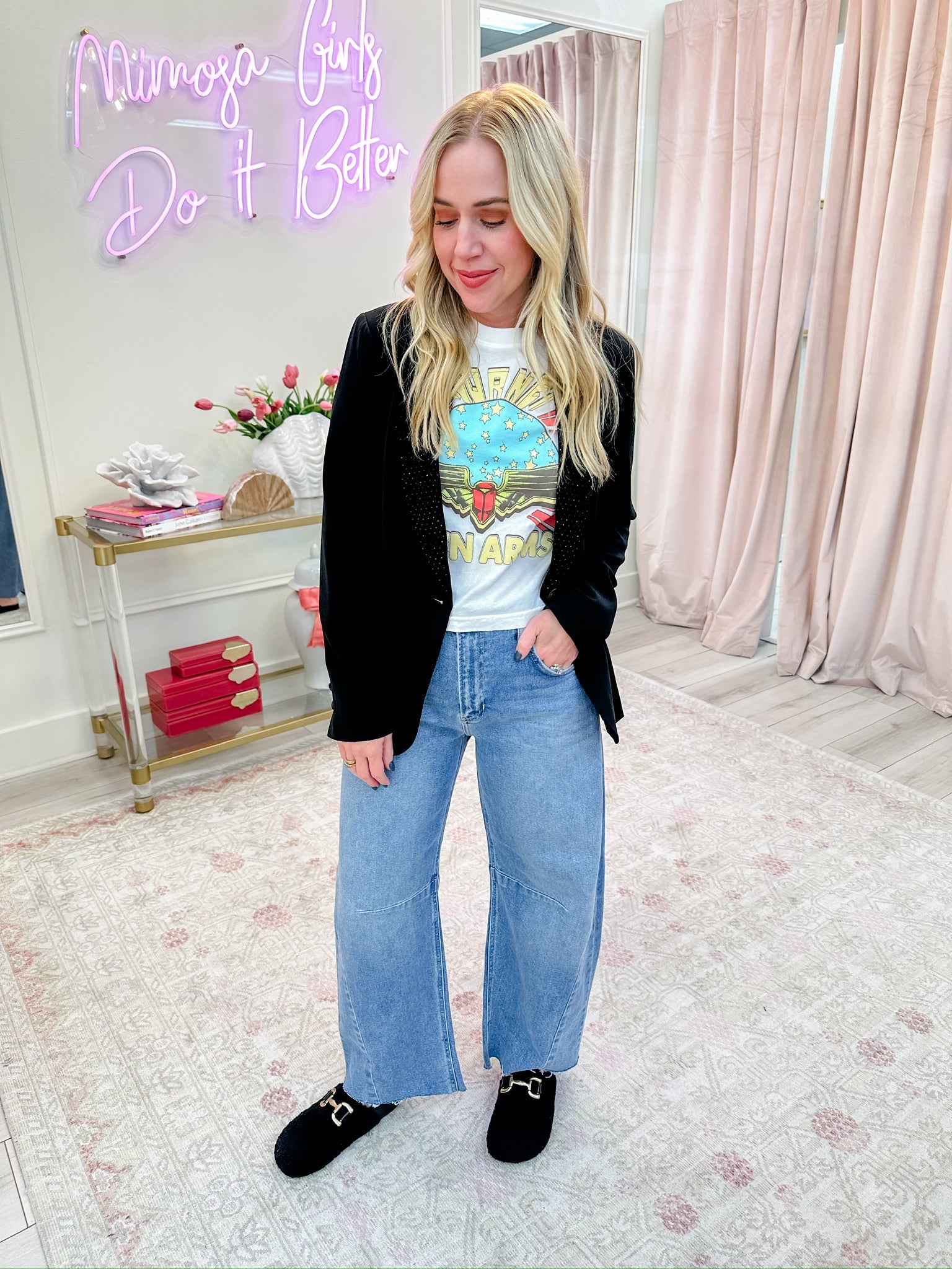 JBD Barrel Jean With Seams
