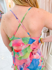 Rise & Roam Ruffle Mini Dress