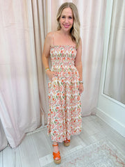 ZS Cornelia Ami Floral Midi Dress