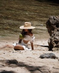 Nalu Wavy Brim Straw Hat