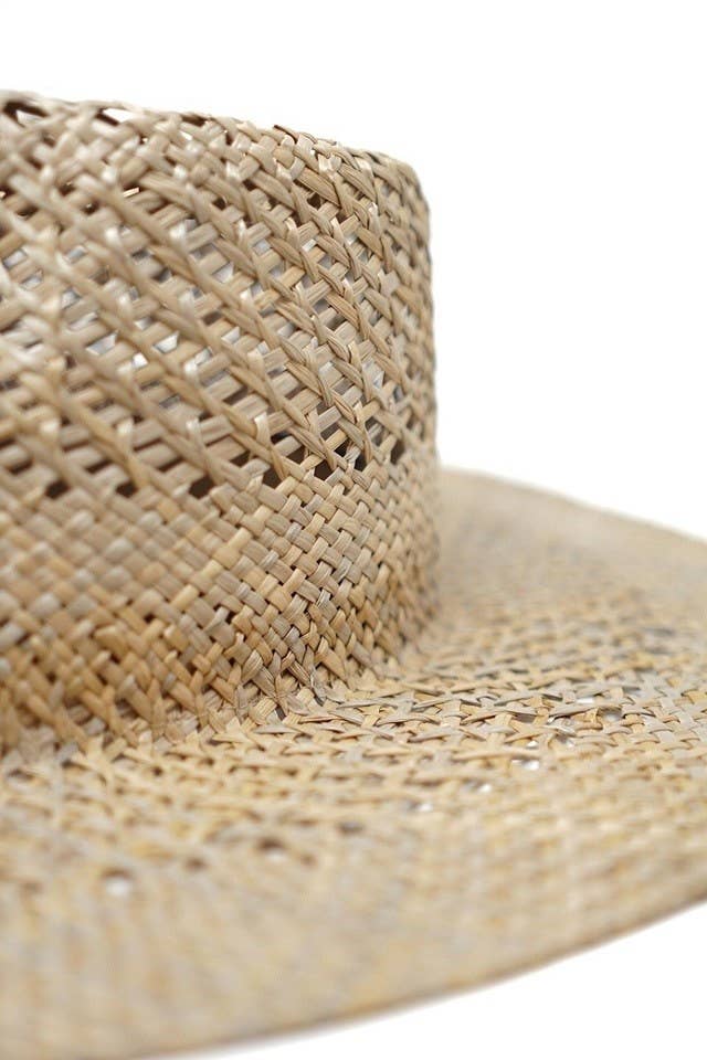Open Weave Straw Rancher Hat