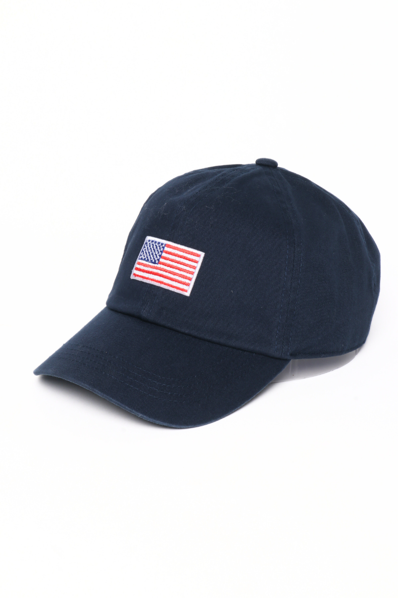 American Flag Embroidery Baseball Cap