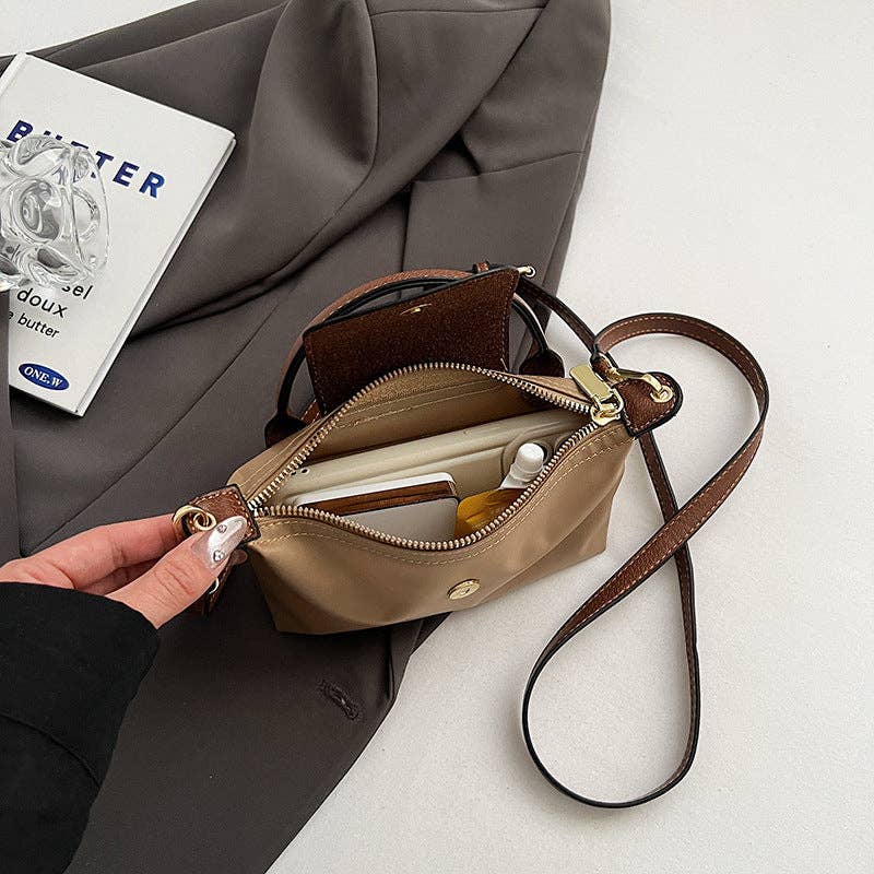 Neutral Penny Mini Crossbody Bag