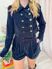 Minnetta Velvet Short