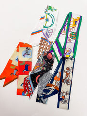 Printed Ribbon Scarf
