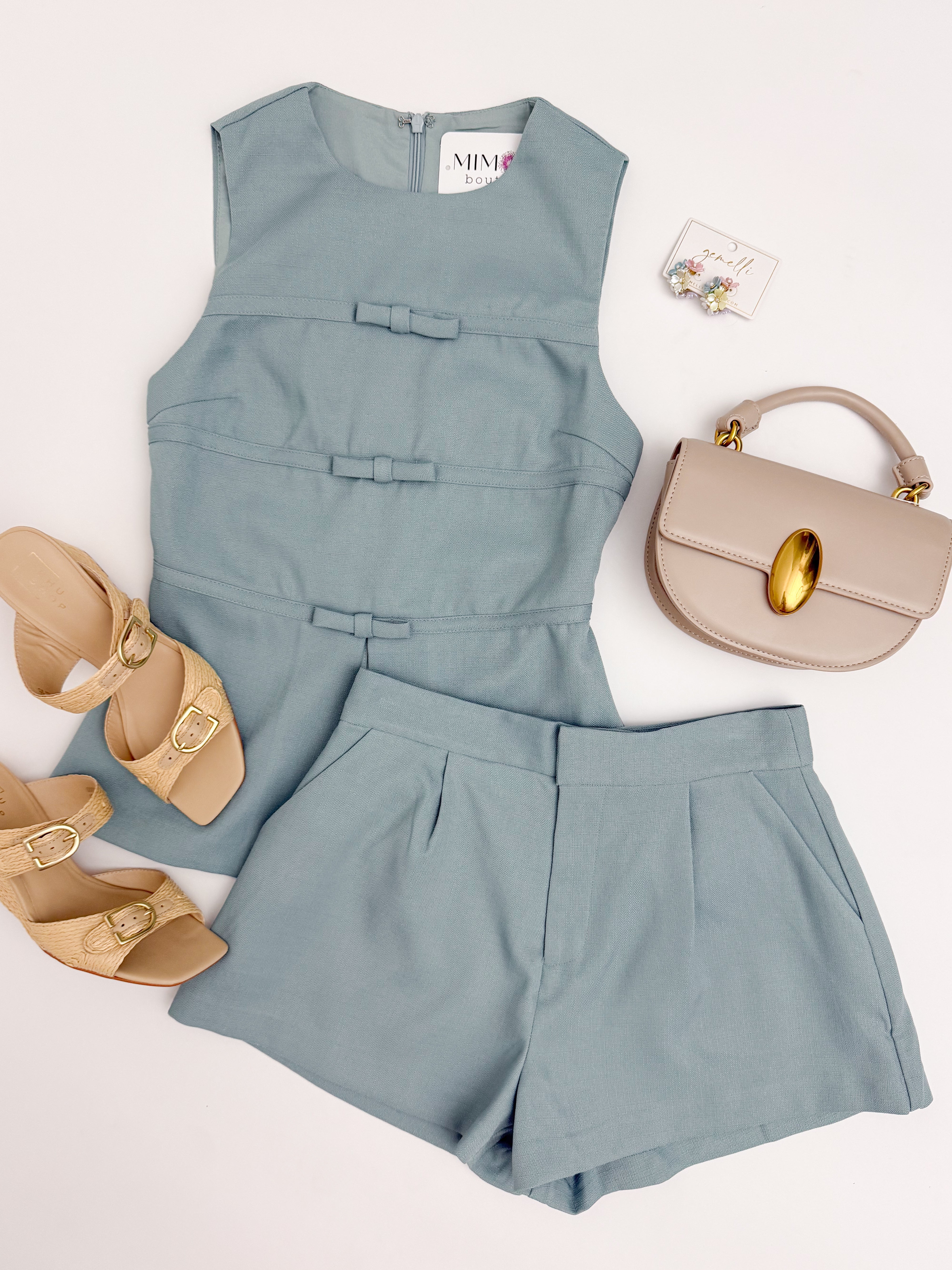 Bryce Bow Trimmed Top