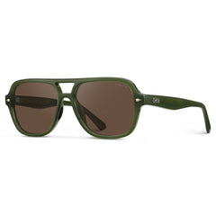 Rally - Women's Double Bridge Aviator Sport Sunglasses