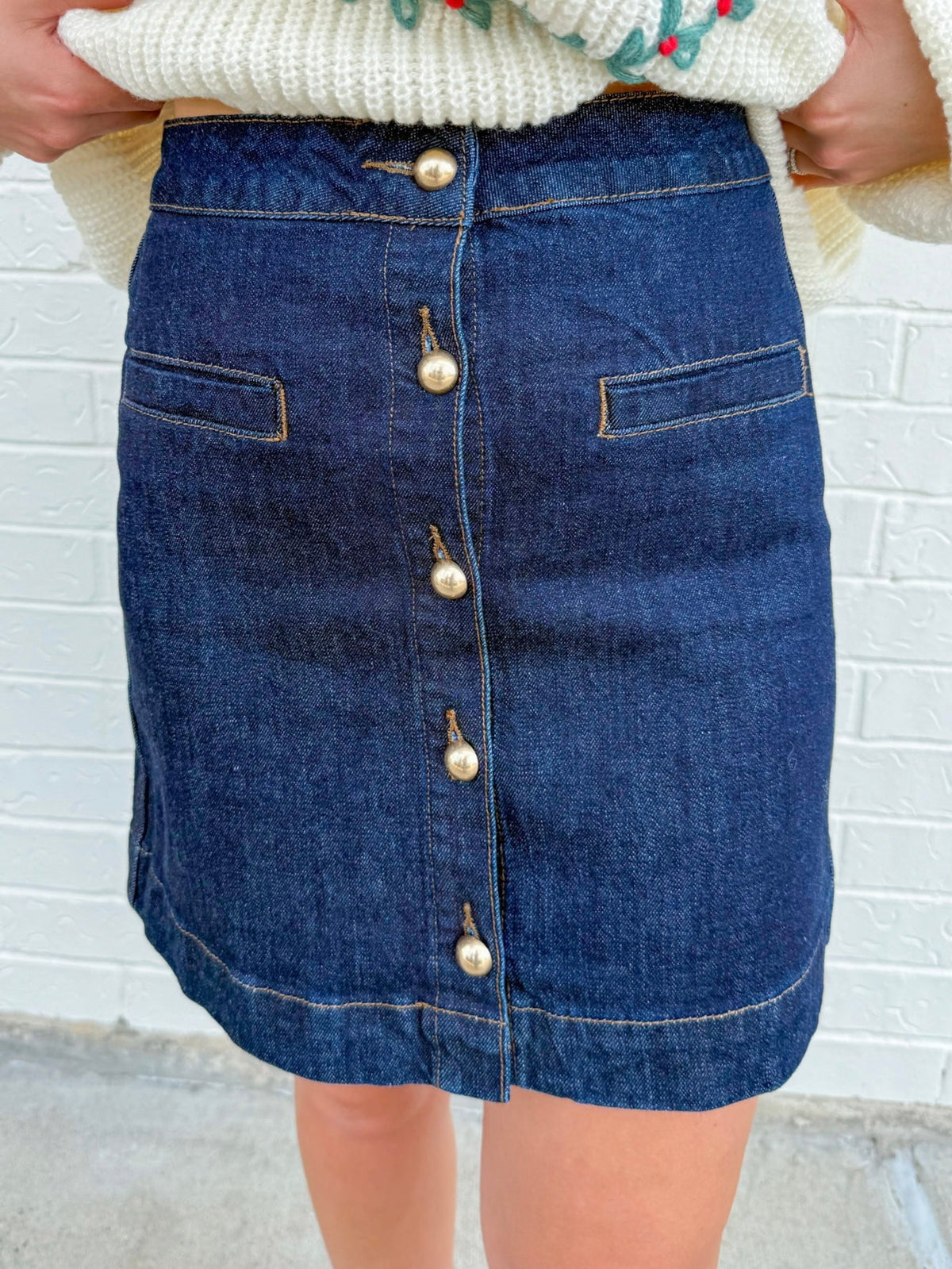Studded Mini Skirt