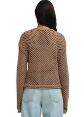 ZS Cala Shimmer Crochet Sweater