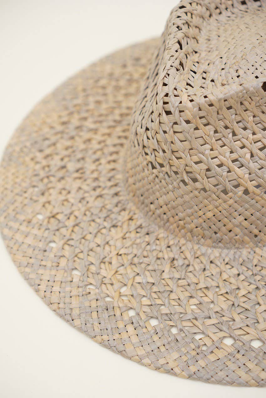 Open Weave Straw Rancher Hat