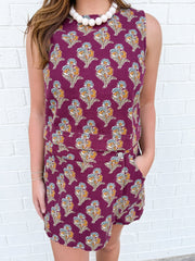 Mary Jane Floral Skort