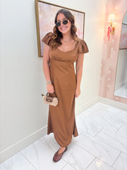 Hazel Polka Dot Maxi Dress