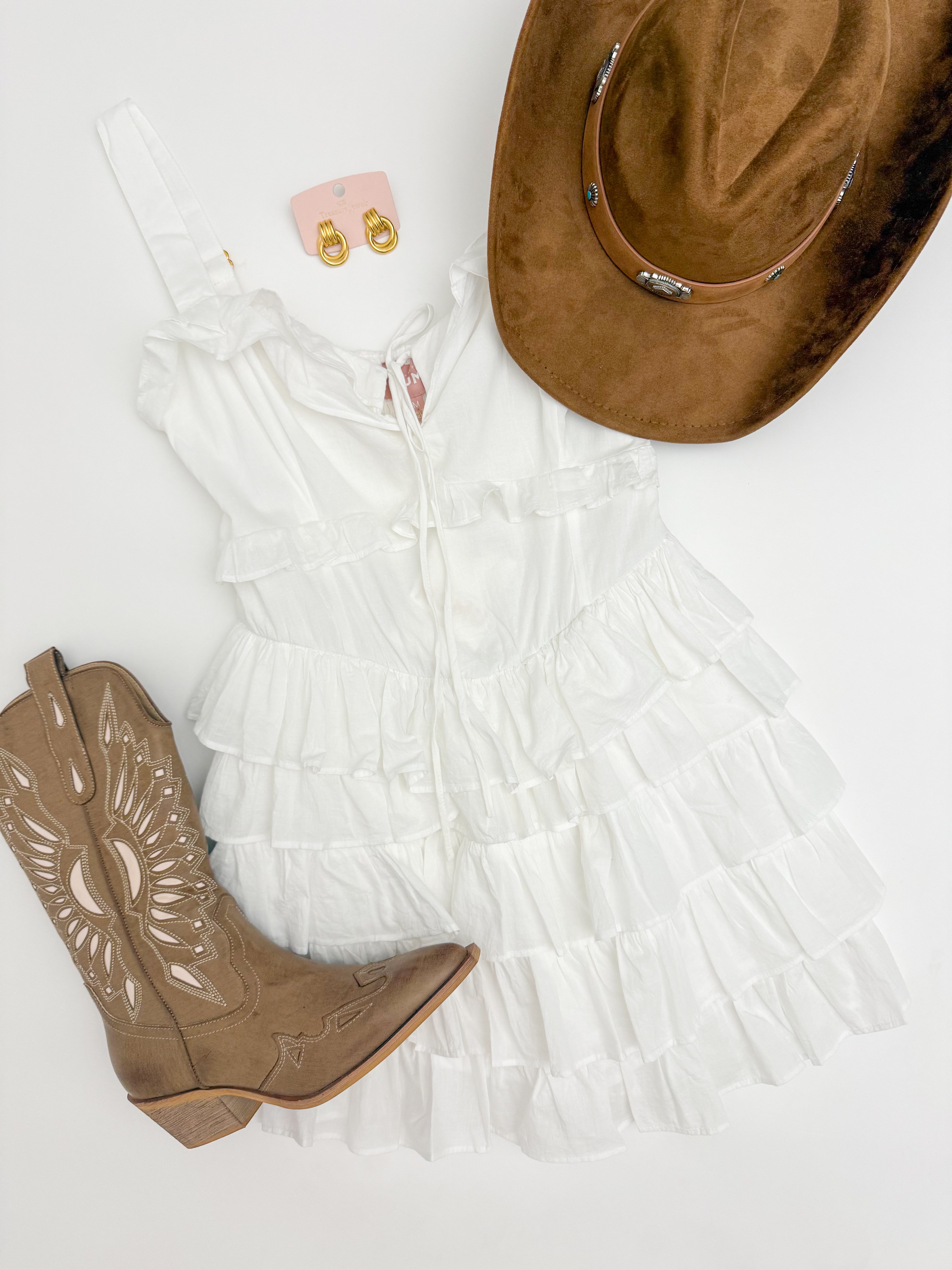 Lucia Romper White Voile