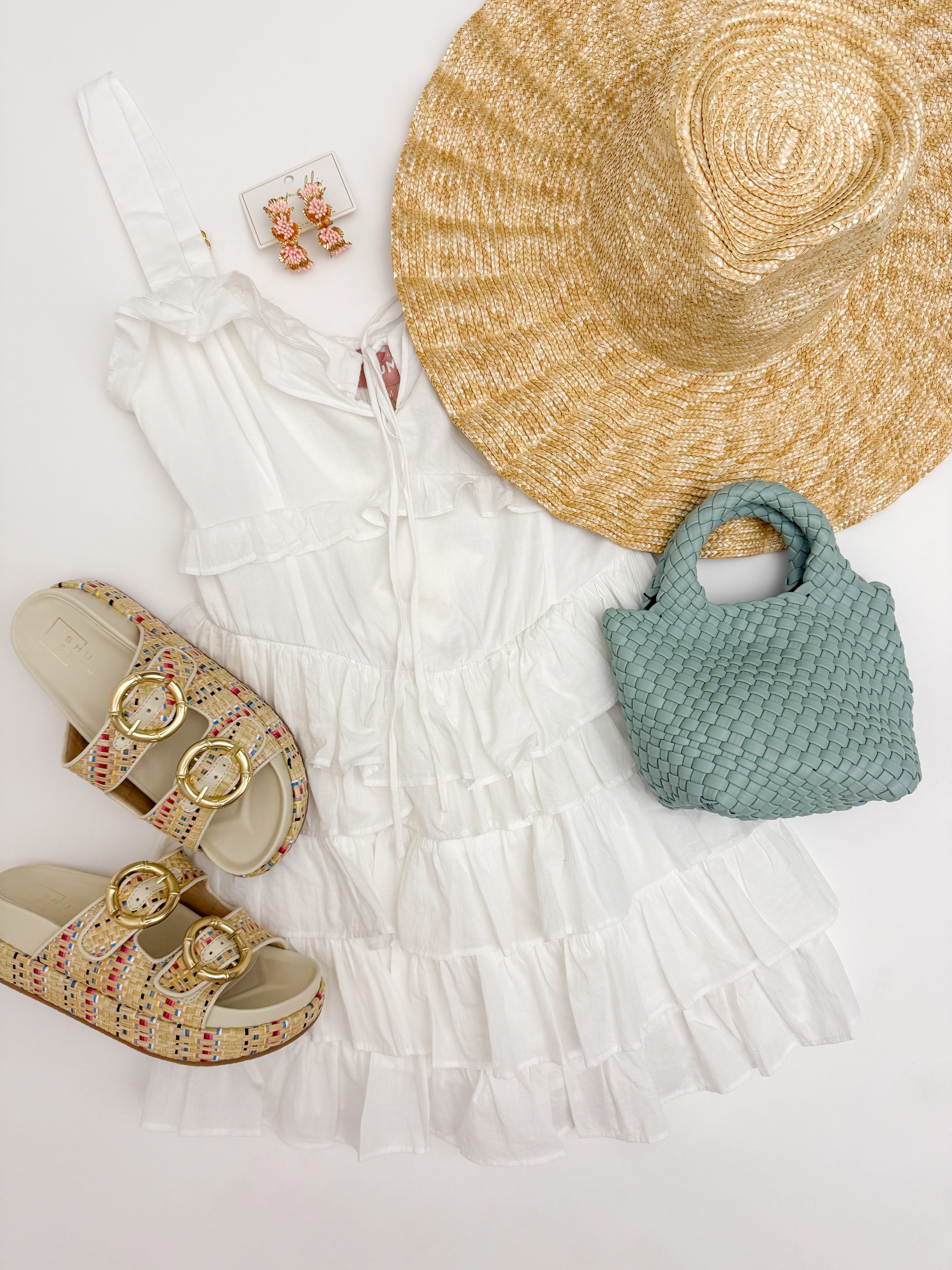 Lucia Romper White Voile
