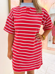 Striped T-Shirt Mini Dress