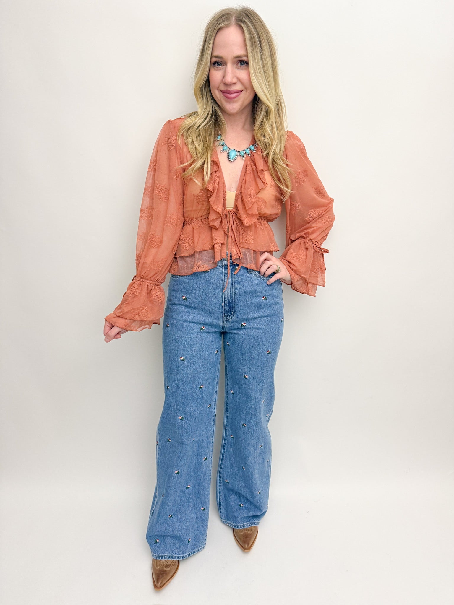 Montana Ruffle Top